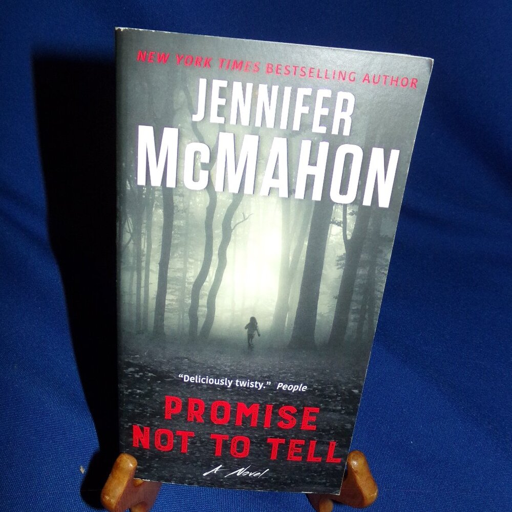 Vintage Oversized Paperback Book - Promise Not to Tell by Jennifer McMahon